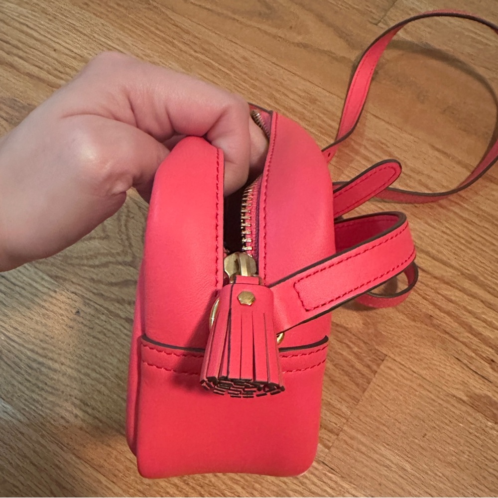 Anya Hindmarch Coral Pink Eye Detail Crossbody - Picture 7 of 7